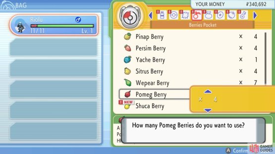If you have lots spare, the friendship-increasing berries are great.