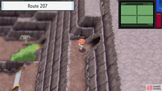 When you exit via the south-west cave, you&rsquo;ll emerge back at Route 207.
