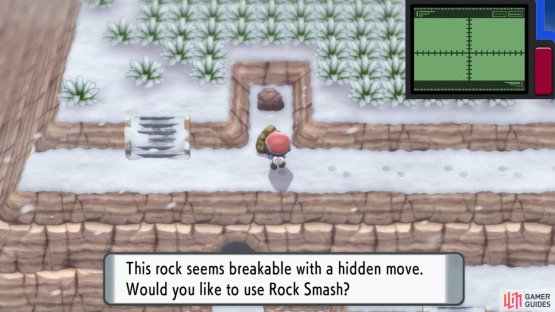 Further west, there&rsquo;s a suspicious rock behind a cracked rock&hellip;