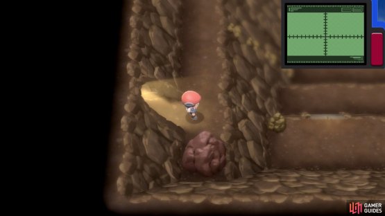 Inside the side tunnel.