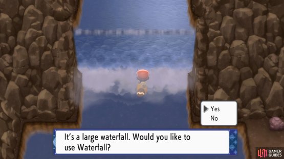 Later, you can ascend the waterfall.