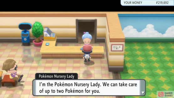 You can leave two Pok&eacute;mon here and they may breed if the conditions are right.