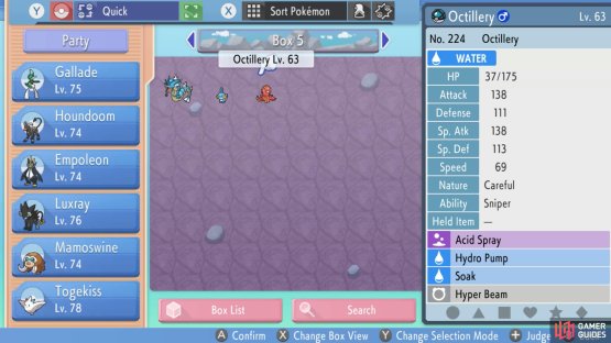 High Level Octillery will already know Soak.
