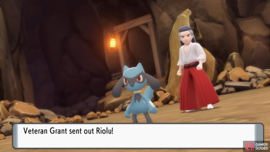 Grant sends out a rare Riolu.