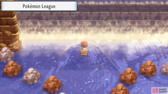 The entrance to the Pok&eacute;mon League.