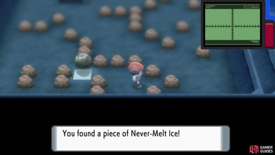 You can then slide over to reach the Never-Melt Ice.