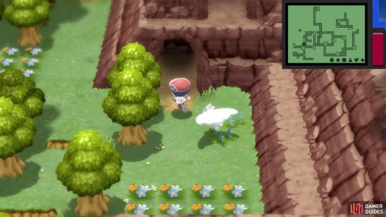 Solaceon Ruins is located at the east edge of Solaceon Town.