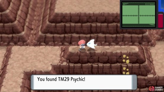 You need Rock Climb to reach TM29 Psychic.