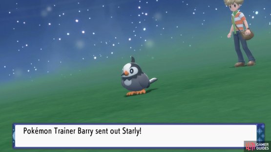 He leads with his Starly like before.