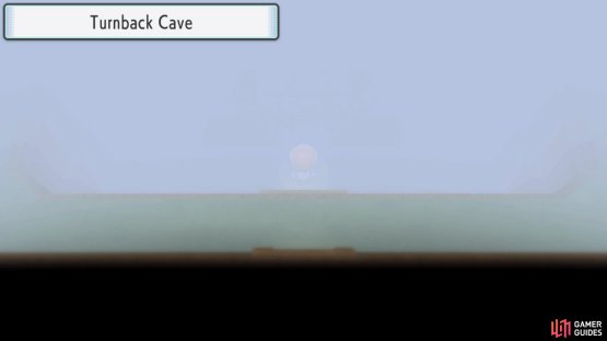 Turnback Cave has a thick fog.