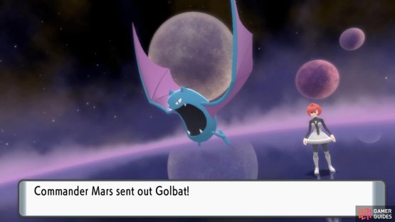 Her Zubat has evolved into Golbat.