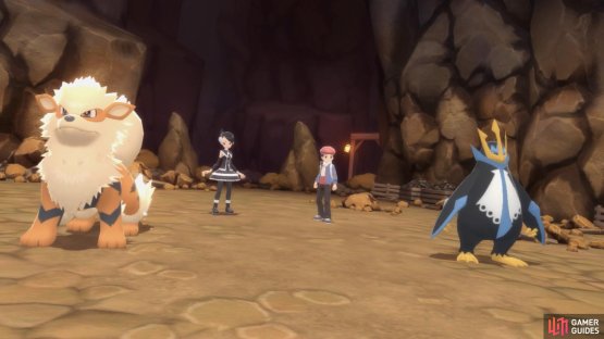 During battles, she&rsquo;ll send out Arcanine.