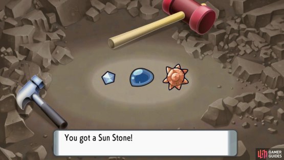 for a chance to find a Sun Stone.