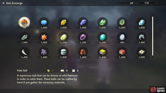 Her menu is mostly evolution items