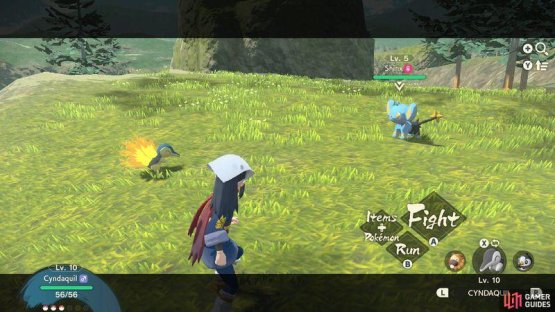 some can be caught out of combat whilst others will need to be battled (Credit: The Pok&eacute;mon Company).