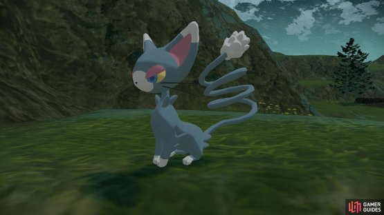 then return to Asabei and show him the snooty cat Pok&eacute;mon.