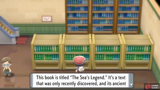 “The Sea’s Legend“ is only found in modern day Sinnoh.