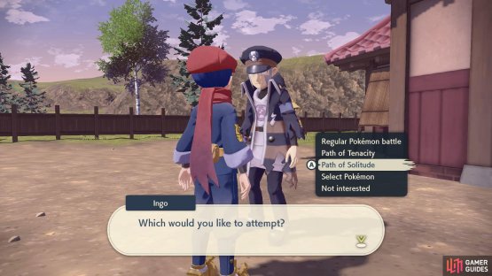 After completing Request 102, the Path of Solitude option will appear.