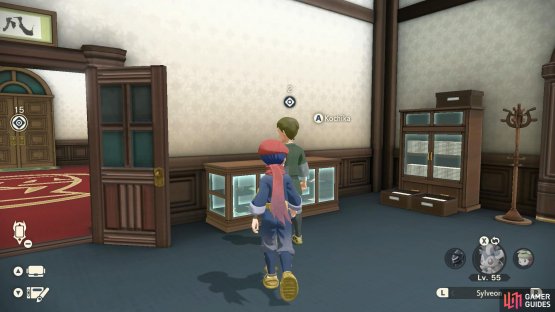 Kochika is hiding near the corner of Cyllene&rsquo;s office.