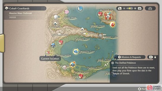 That way you can see which outbreaks are worth visiting straight away.
