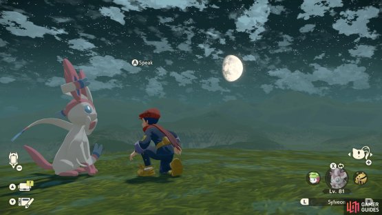The moon here is at phase C, so one or two more nights and it&rsquo;ll be full.