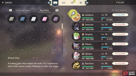 Use the Reveal Glass on Landorus&hellip;