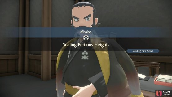 Your next mission involves hiking up the mountains.