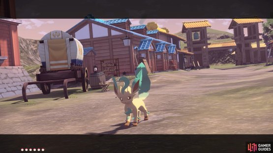Adaman reps Leafeon.