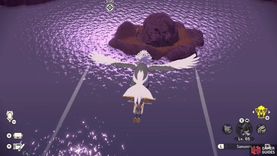 Use Braviary to arrive from the skies or Basculegion to swim across the water.