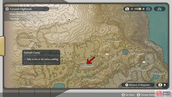 The Origin Ore lies within the Primeval Grotto.