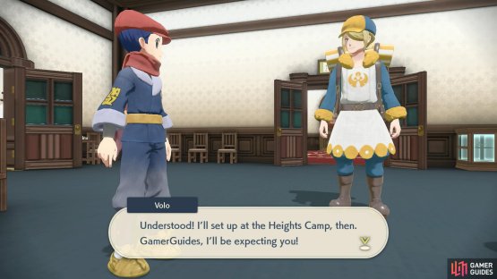 He&rsquo;ll go on ahead to the Heights Camp at the Obsidian Fieldlands.