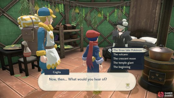 Cogita knows where to find many Legendary Pok&eacute;mon.