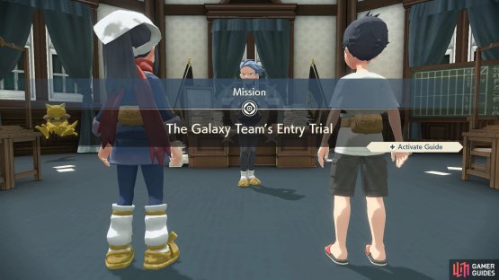 Captain Cyllene will give you this tutorial mission.