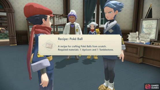 This mission requires you to craft a Pok&eacute; Ball.