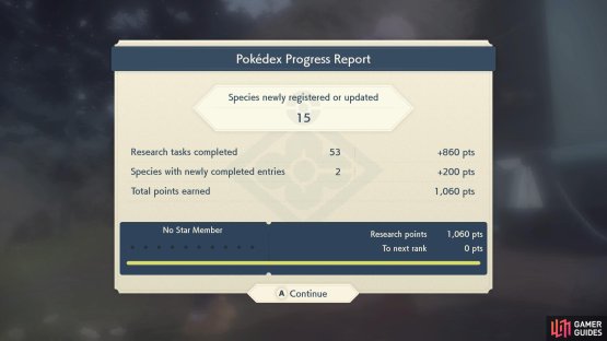 Additionally, he will update your Pok&eacute;dex progress.