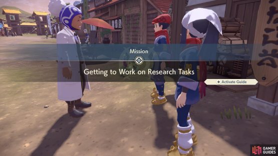 Professor Laventon will give you this mission.