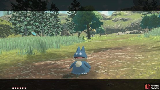 Mai&rsquo;s partner is Munchlax, a baby Snorlax.