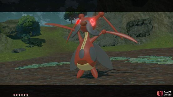 Alpha Pok&eacute;mon have glowing red eyes when you fight them.