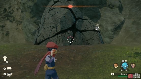 You&rsquo;re not told this, but Pok&eacute;mon can break these cracked boulders.