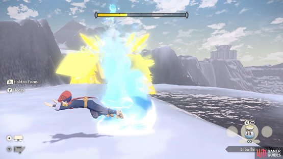 Try to dodge the icicles rhythmically.