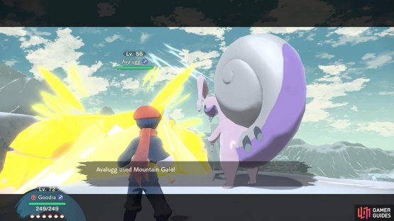 Mountain Gale is an ice-type attack unique to Hisuian Avalugg.