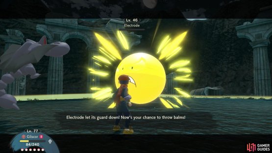 Whack Electrode with your Pok&eacute;mon to make it lower its guard.