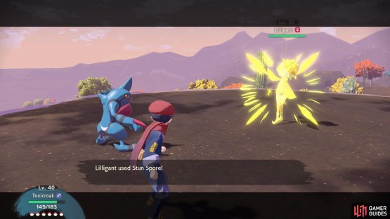 Stun Spore can slow your Pok&eacute;mon down and prevent it from acting.