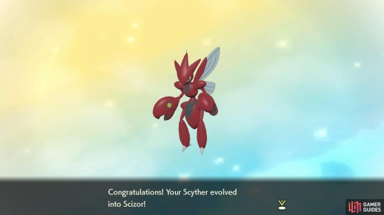 &hellip;to make it evolve into Scizor.