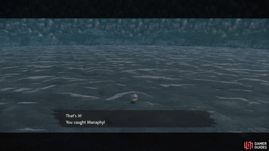 Ta-da! Manaphy get!