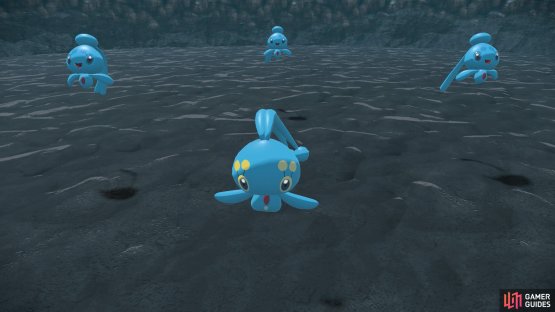 Inside, you’ll encounter a Manaphy and three Phiones.