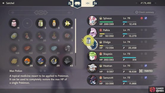 Prioritize Fairy Pok&eacute;mon and any Pok&eacute;mon that could put a dent in Giratina.