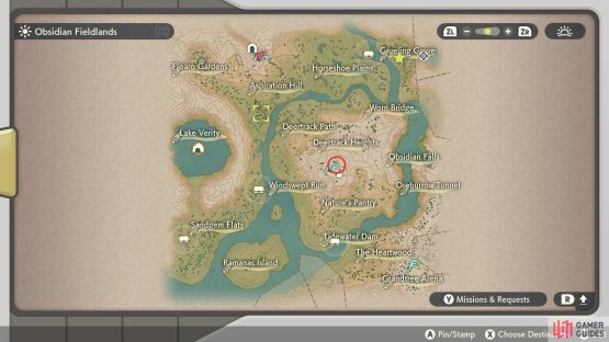 Wanda is found just east of Heights Camp