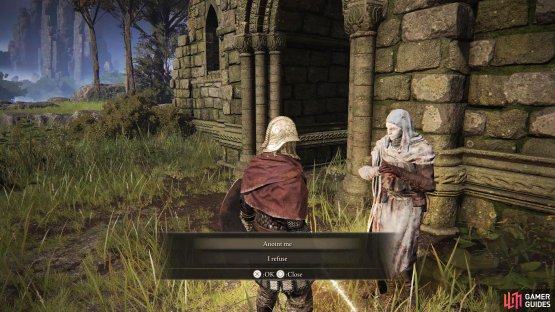 By choosing &ldquo;Anoint me&rdquo;, Varre will give you one more task
