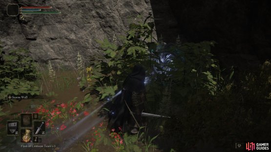 The portal to the Bestial Sanctum is hidden amongst the bushes.